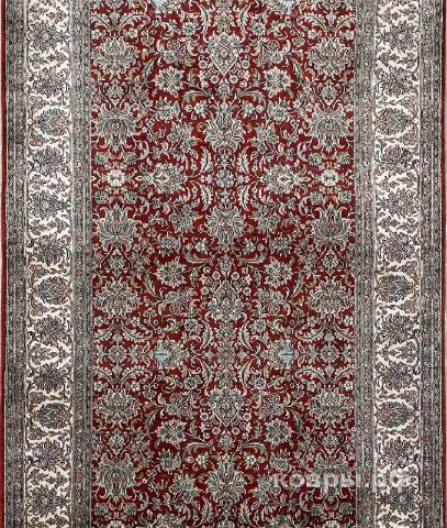 ковер ручной работы Шелковый Индийский ковер ручной работы Kashmir (Кашмир) 2.51x0.93 — фото 2