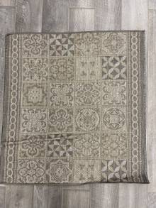 Коврик № 1095,серый,размер 1 на 1,08 метра