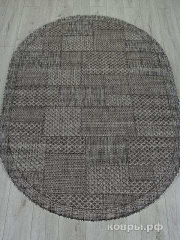 ковер Ковер MERINOS KAIR S148 DARK GRAY Овал — фото 2