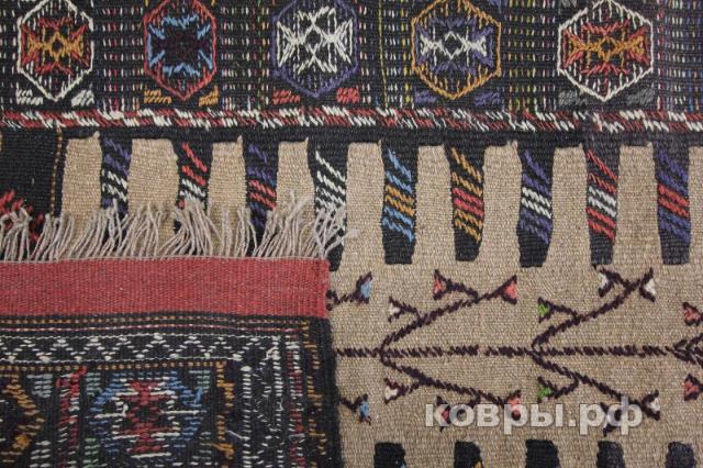 ковер ручной работы Шерстяной Иранский ковер ручной работы Kilim (Килим) 3.8x0.77 — фото 4