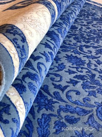 ковер ручной работы Индийский ковер ручной работы из шелка и шерсти Rajkumar (Ражкумар) 3.01x2.43 — фото 2