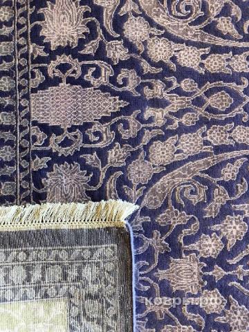 ковер ручной работы Индийский ковер ручной работы из шелка и шерсти Rajkumar (Ражкумар) 3.04x2.4 — фото 3