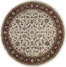 Круглый Шерстяной ковер ручной работы 2.44x2.44 Круглый Шерстяной ковер ручной работы 2.44x2.44