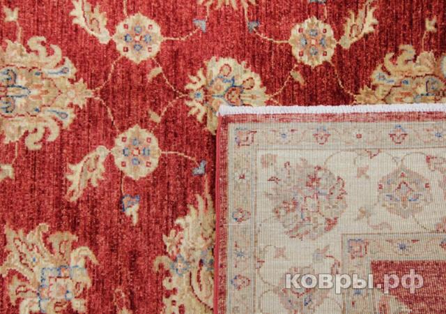 ковер ручной работы Афганский ковер ручной работы из шелка и шерсти Сhoubi (Чуби) 1.52x1.46 — фото 3