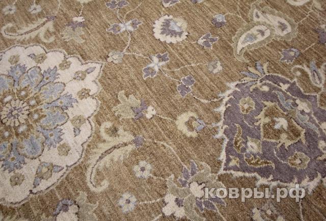 ковер ручной работы Шерстяной Афганский ковер ручной работы Сhoubi Ziegler (Чуби зиглер) 3.83x2.72 — фото 3