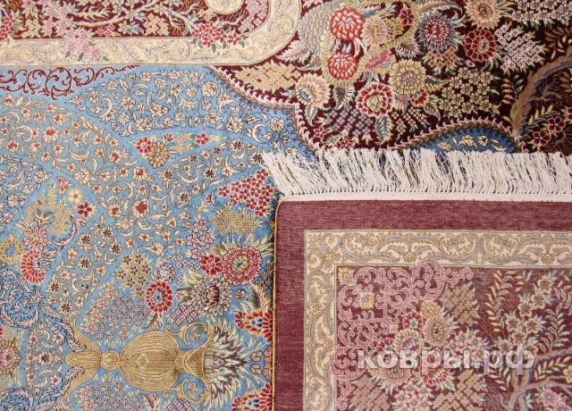 ковер ручной работы Шелковый Китайский ковер ручной работы Hereke (Хереке) 2.04x1.35 — фото 2