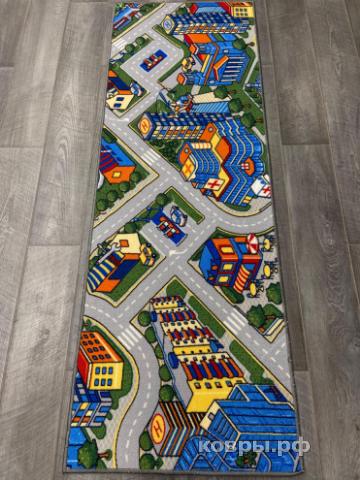 Халява Коврик № 1749,серый,размер 0,7 на 2 метра