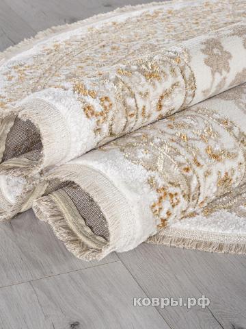 ковер Ковер KARDELEN MOSSO 27239A CREAM / GOLD Овал — фото 4