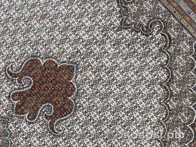 ковер ручной работы Иранский ковер ручной работы из шелка и шерсти Mahi (Махи) 5.95x4.05 — фото 7