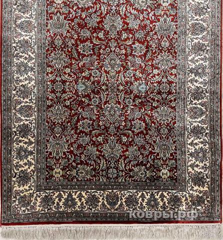 ковер ручной работы Шелковый Индийский ковер ручной работы Kashmir (Кашмир) 2.51x0.93 — фото 3