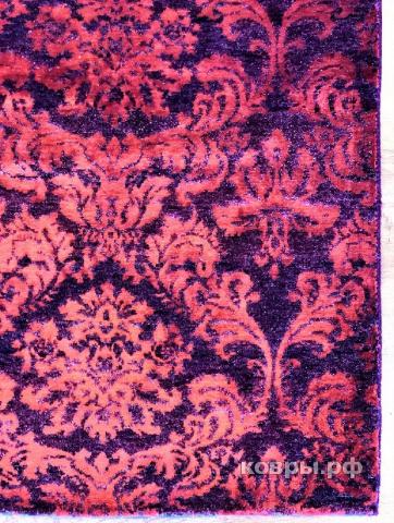 ковер ручной работы Индийский ковер ручной работы из шелка и шерсти 2.4x1.71 — фото 2