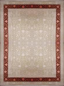 Индийский ковер ручной работы из шелка и шерсти Rajkumar (Ражкумар) 4.17x2.94