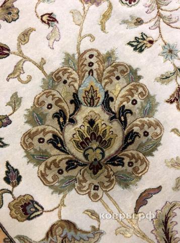 ковер ручной работы Индийский ковер ручной работы из шелка и шерсти Agra (Агра) 6x4 — фото 2