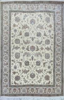 Иранский ковер ручной работы из шелка и шерсти Tabriz (Табриз Авшан) 2.35x1.75