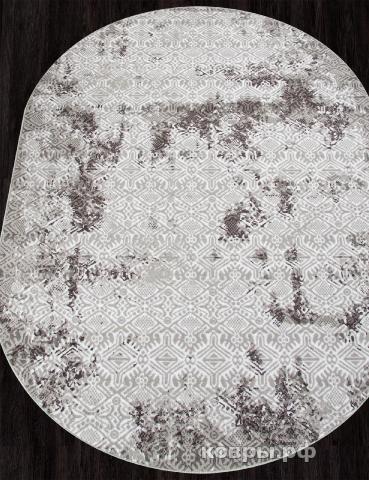 ковер Ковер MERINOS SILVER F392 GRAY Овал — фото 2