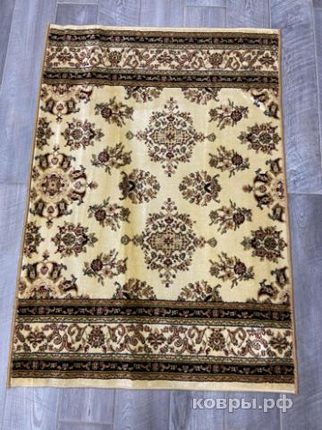 Халява Коврик № 1261,бежевый,размер 1,03 на 1,5 метра