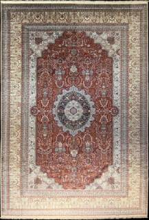 Шелковый Китайский ковер ручной работы 400 lines (400 линий) 5.4x3.65 Шелковый Китайский ковер ручной работы 400 lines (400 линий) 5.4x3.65