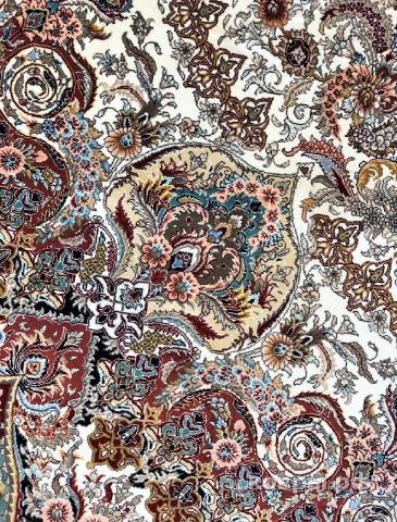 ковер ручной работы Шелковый Китайский ковер ручной работы Hereke (Хереке)  3.63x2.59 — фото 3