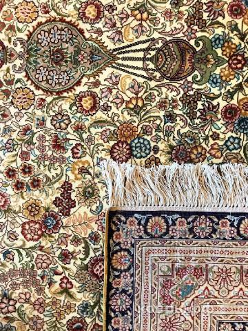 ковер ручной работы Шелковый Китайский ковер ручной работы Ardebir (Ардебир) 3.37x2.42 — фото 3