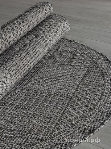 ковер Ковер MERINOS KAIR S148 DARK GRAY Овал — фото 3