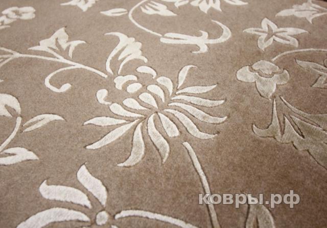 ковер ручной работы Китайский ковер ручной работы из шелка и шерсти 1.22x0.7 — фото 3