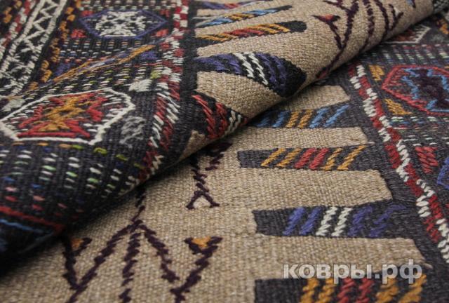 ковер ручной работы Шерстяной Иранский ковер ручной работы Kilim (Килим) 3.8x0.77 — фото 5