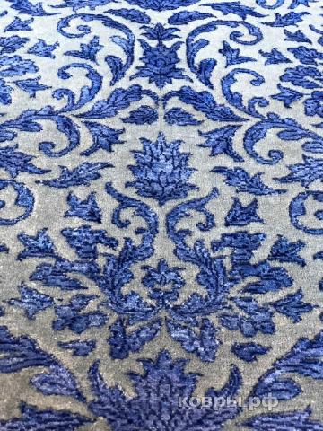 ковер ручной работы Индийский ковер ручной работы из шелка и шерсти Rajkumar (Ражкумар) 3.01x2.43 — фото 3