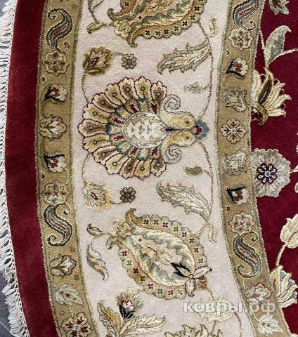 ковер ручной работы Индийский ковер ручной работы из шелка и шерсти Agra (Агра) 3.05x3.05 — фото 4