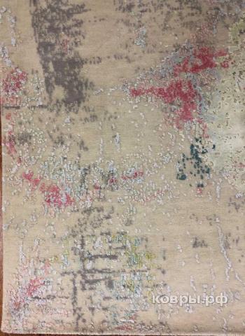 ковер ручной работы Индийский ковер ручной работы из шелка и шерсти 2.43x3.09 — фото 2