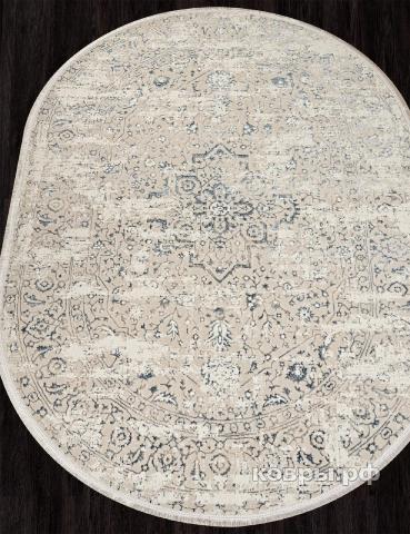 ковер Ковер VALENTIS MIKONOS F584AH CREAM / D.BLUE Овал — фото 2