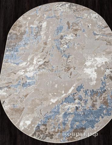 ковер Ковер ALPIN PARADIZE 00085A L.BLUE / BEIGE Овал — фото 2