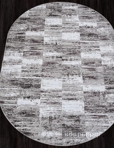 ковер Ковер MERINOS SILVER F394 GRAY Овал — фото 2