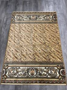 Коврик № 1160,бежевый,размер 1,04 на 1,5 метра