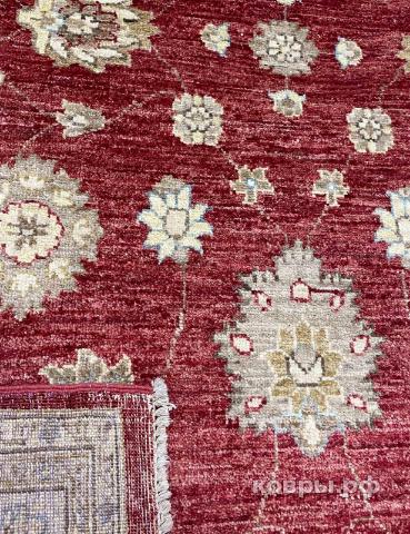 ковер ручной работы Шелковый Афганский ковер ручной работы Сhoubi (Чуби) 2.04x1.53 — фото 4