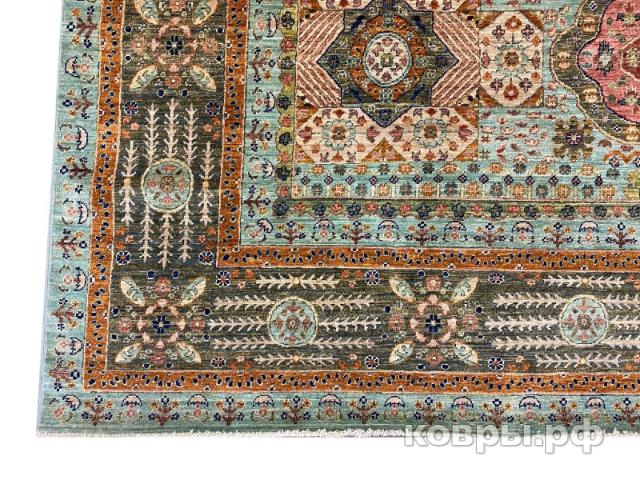 ковер ручной работы Шелковый Афганский ковер ручной работы Mamluk (Мамлук) 3.44x2.79 — фото 3