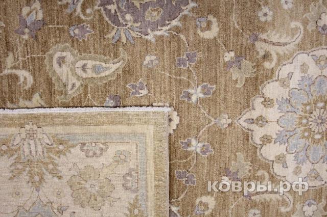 ковер ручной работы Шерстяной Афганский ковер ручной работы Сhoubi Ziegler (Чуби зиглер) 3.83x2.72 — фото 4