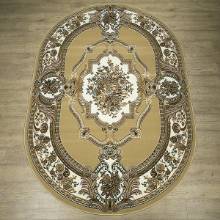 Синтетический ковер в форме овала Лайла де Люкс 15318 10222