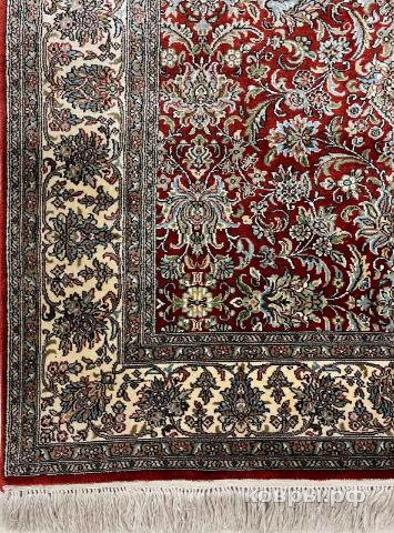 ковер ручной работы Шелковый Индийский ковер ручной работы Kashmir (Кашмир) 2.51x0.93 — фото 4