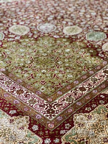 ковер ручной работы Шелковый Индийский ковер ручной работы Kashmir (Кашмир Ардебир) 2.73x3.7 — фото 3