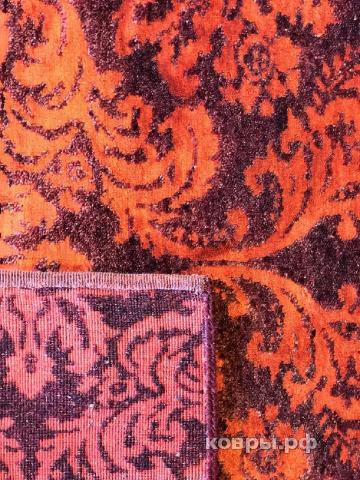 ковер ручной работы Индийский ковер ручной работы из шелка и шерсти 2.4x1.71 — фото 3