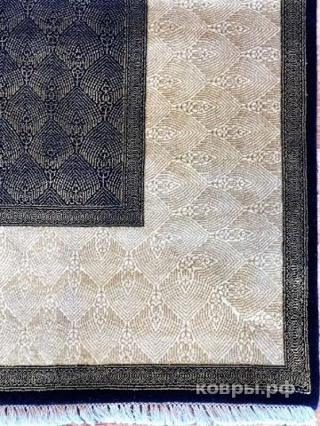 ковер ручной работы Индийский ковер ручной работы из шелка и шерсти Rajkumar (Ражкумар) 3.51x2.48 — фото 3