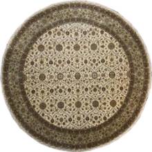 Круглый ковер ручной работы из шелка и шерсти Agra (Агра) 4.05x4.05 Круглый ковер ручной работы из шелка и шерсти Agra (Агра) 4.05x4.05