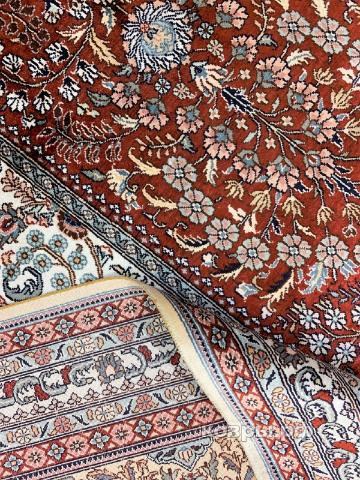 ковер ручной работы Шелковый Китайский ковер ручной работы 400 lines (400 линий) 5.4x3.65 — фото 2