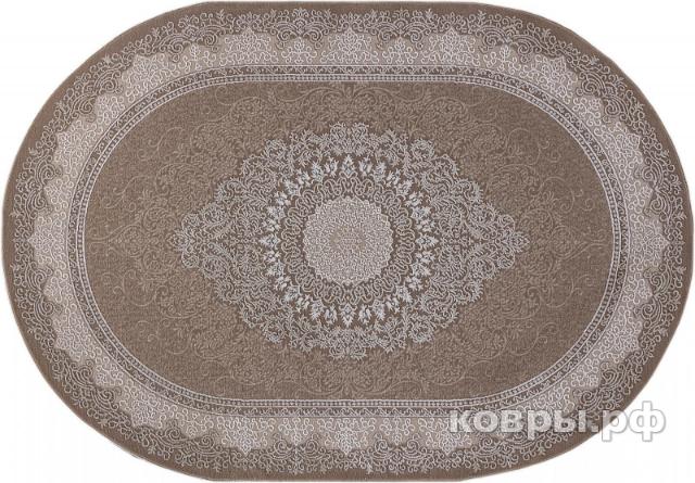 ковер Ковер KARMEN HALI ARMINA 04076A BROWN / BROWN Овал