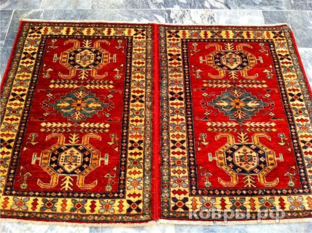 ковер ручной работы Афганский ковер ручной работы Казах 201 0.8x1.2м — фото 2