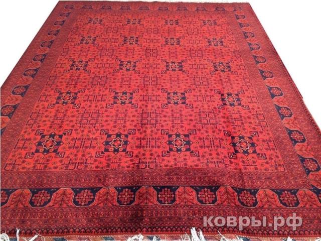 ковер ручной работы Афганский ковер ручной работы Белжик 2.42x2.97м — фото 2