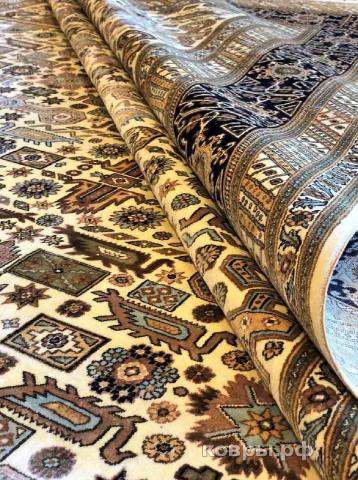 ковер ручной работы Шелковый Китайский ковер ручной работы 2.5x3 — фото 4