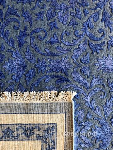 ковер ручной работы Индийский ковер ручной работы из шелка и шерсти Rajkumar (Ражкумар) 3.01x2.43 — фото 4