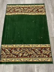 Коврик № 1073,зеленый,размер 1 на 1,5 метра