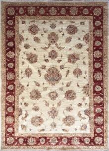 Шелковый Афганский ковер ручной работы Сhoubi Ziegler (Чуби зиглер) 2.38x1.7